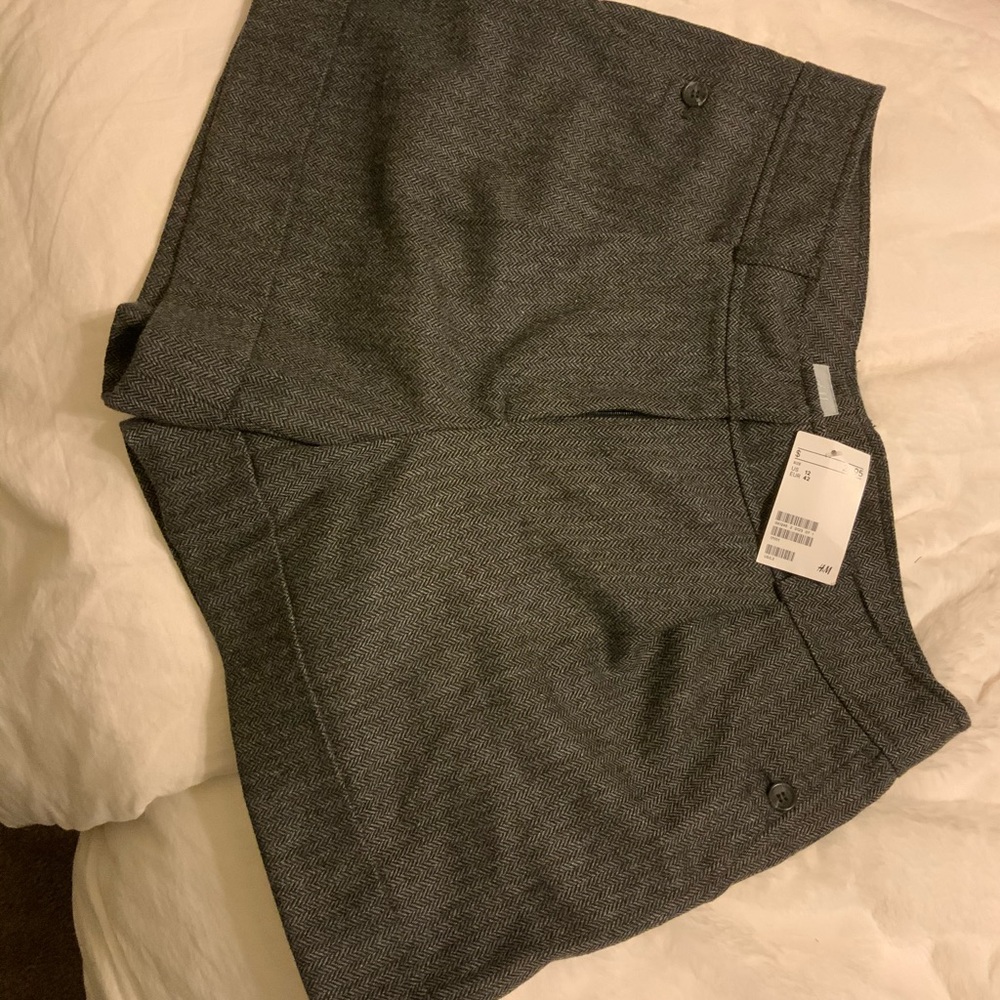 NWT, H&M, Herringbone Shorts, Size 12